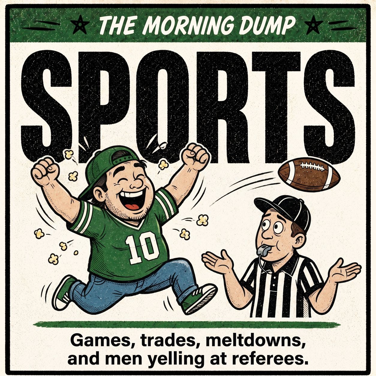 Sports: Games, trades, meltdowns, locker-room chaos. Anything a guy argues about at a bar.