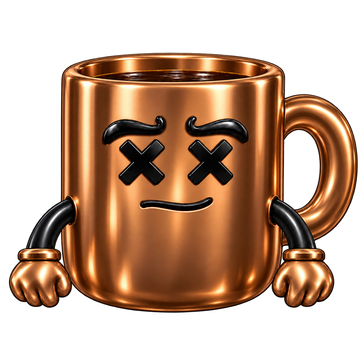 Bronze mug