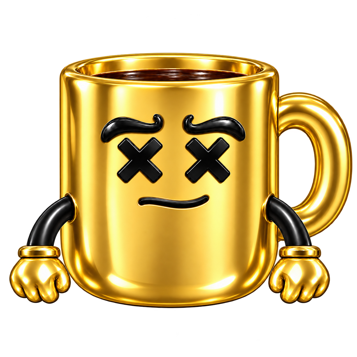 Gold mug